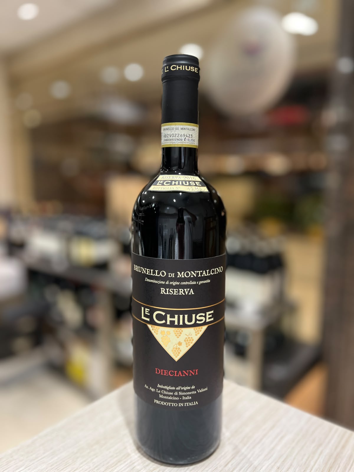 Le Chiuse Brunello di Montalcino Riserva Diecianni 2016